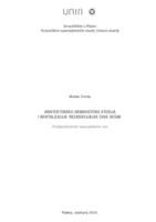 Architectural-urban study and revitalization of the ‘Sušak residential zone’