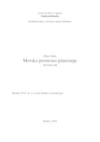 Morsko prostorno planiranje